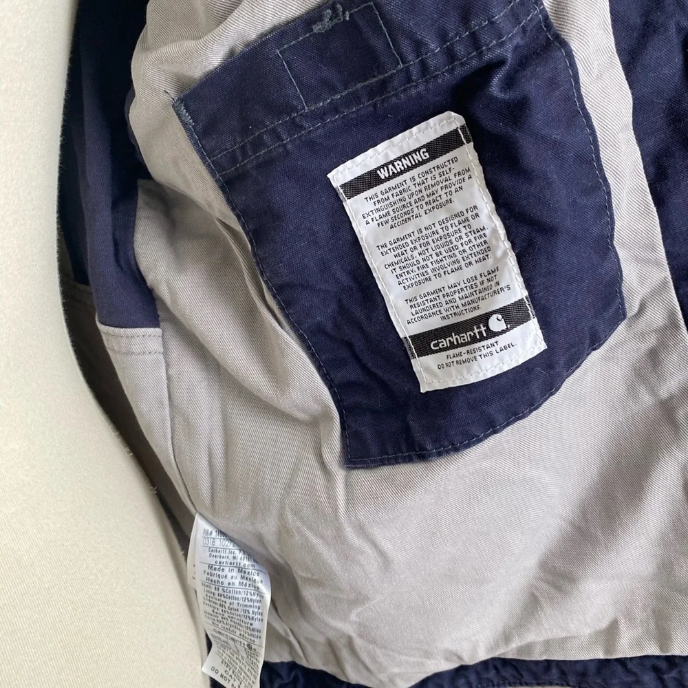 Carhartt FR Full Swing Blue Armstrong Active Jacket, Size Large
